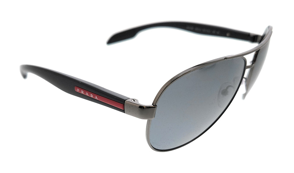 Prada Linea Rossa 0PS 53PS 5AV5L0 Gunmetal Aviator Sunglasses