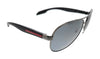 Prada Linea Rossa 0PS 53PS 1AB2F2 Black Aviator Sunglasses