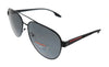 Prada Linea Rossa  Black Aviator Sunglasses