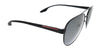 Prada Linea Rossa 0PS 54IS 5AV6S1 Gunmetal Rectangular Sunglasses