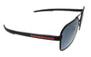 Prada Linea Rossa 0PS 54TS 5AV5Z1 Gunmetal Aviator Sunglasses