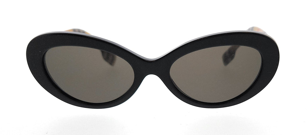 Burberry  0BE4278 3757/3 Black Oval Sunglasses