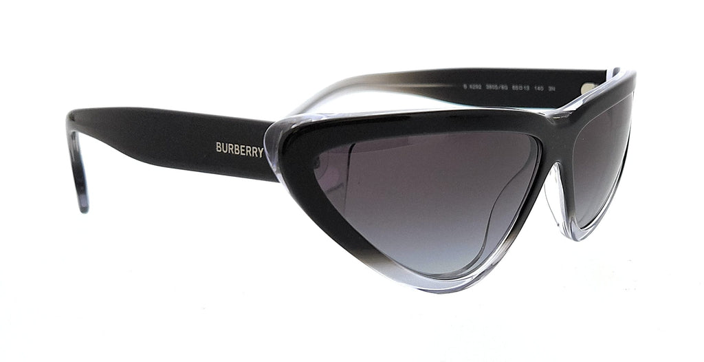 Burberry  0BE4292 38058G Top black grad on transparent Cateye Sunglasses