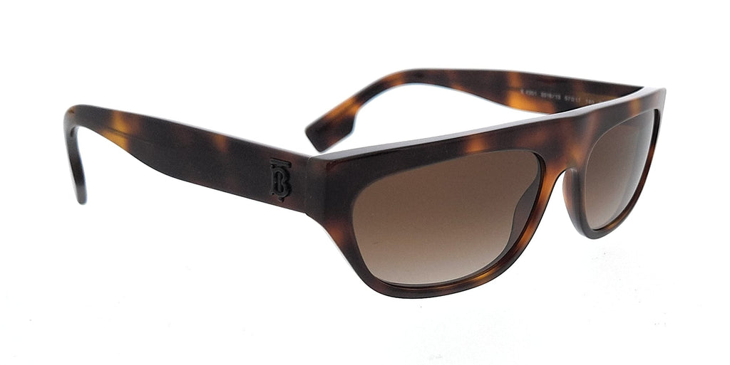 Burberry  0BE4301 331613 Light Havana Rectangular Sunglasses