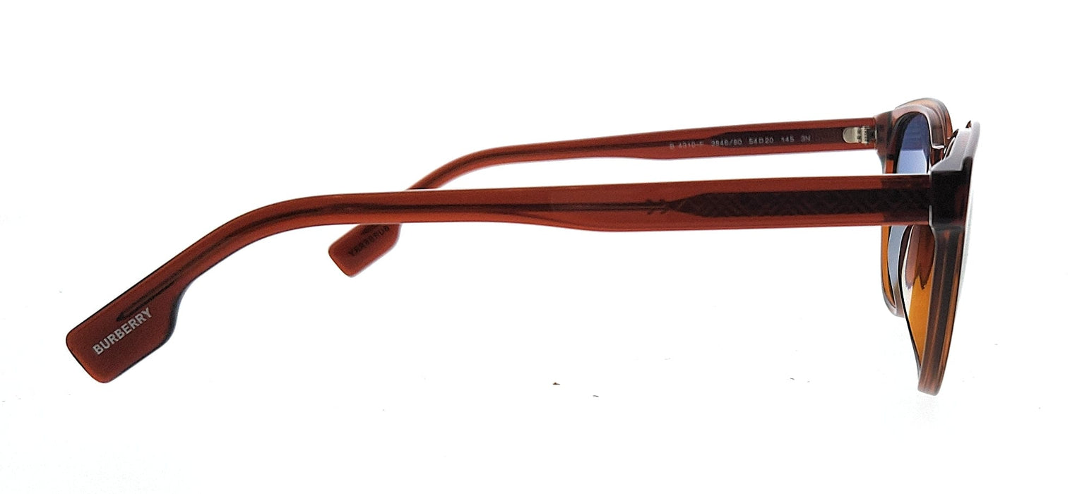 Burberry  0BE4310F 384680 Transparent Brown Round Sunglasses