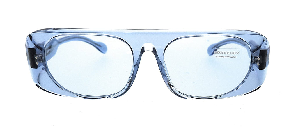 Burberry  0BE4322 388372 Transparent Blue Square Sunglasses