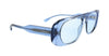 Burberry  0BE4322 388372 Transparent Blue Square Sunglasses