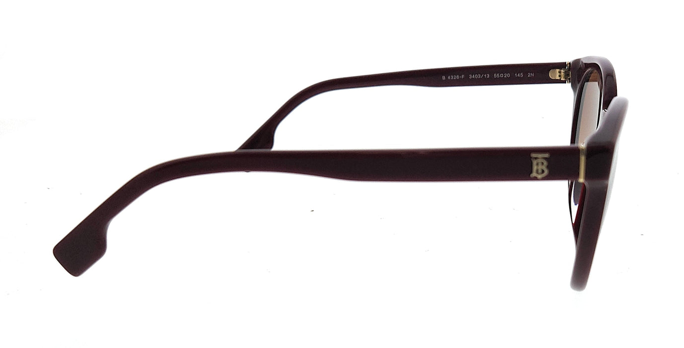 Burberry  0BE4326F 340313 Amelia Bordeaux Round Sunglasses