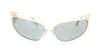BURBERRY Light Grey Cat Eye Ladies Sunglasses BE4342 388687 65