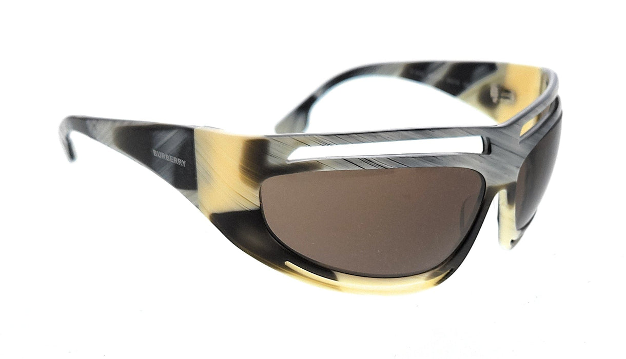 Burberry  0BE4342 393773 Brown / Beige Horn Cateye Sunglasses