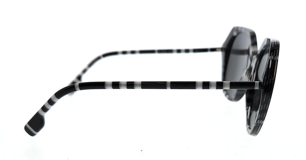 Burberry  0BE4375 400487 Black Round Sunglasses