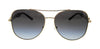 Michael Kors 0MK1121 10148G Chianti Aviator Light Gold Sunglasses