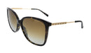 Michael Kors 0MK2169 3006T5 Square Dark Tortoise Sunglasses