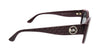 Michael Kors 0MK2175U 392387 Charleston Cateye Merlot Logo Print Sunglasses