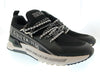 Versace Jeans Couture Mens Black / White Logo Runner Sneakers-