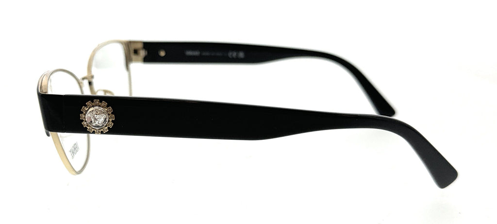 Versace Cateye Gold/Black Full Rim  Eyeglasses