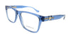 Versace Rectangular Transparent Blue Full Rim  Eyeglasses