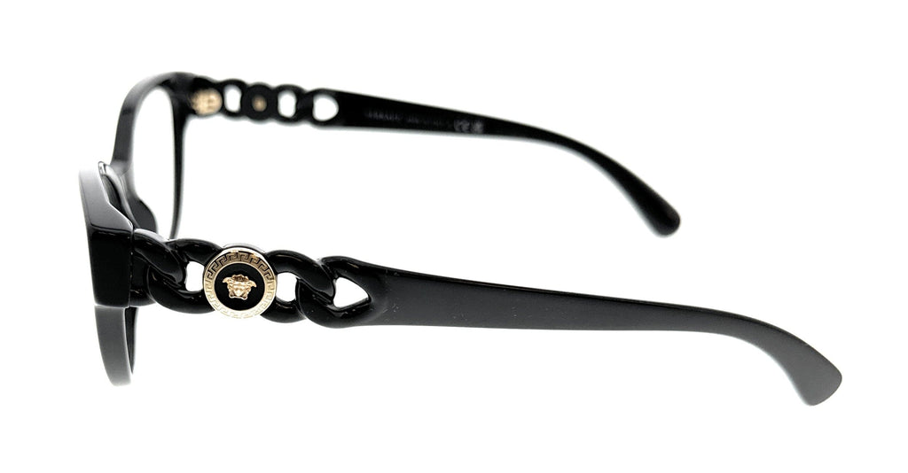 Versace Cateye Black Full Rim  Eyeglasses