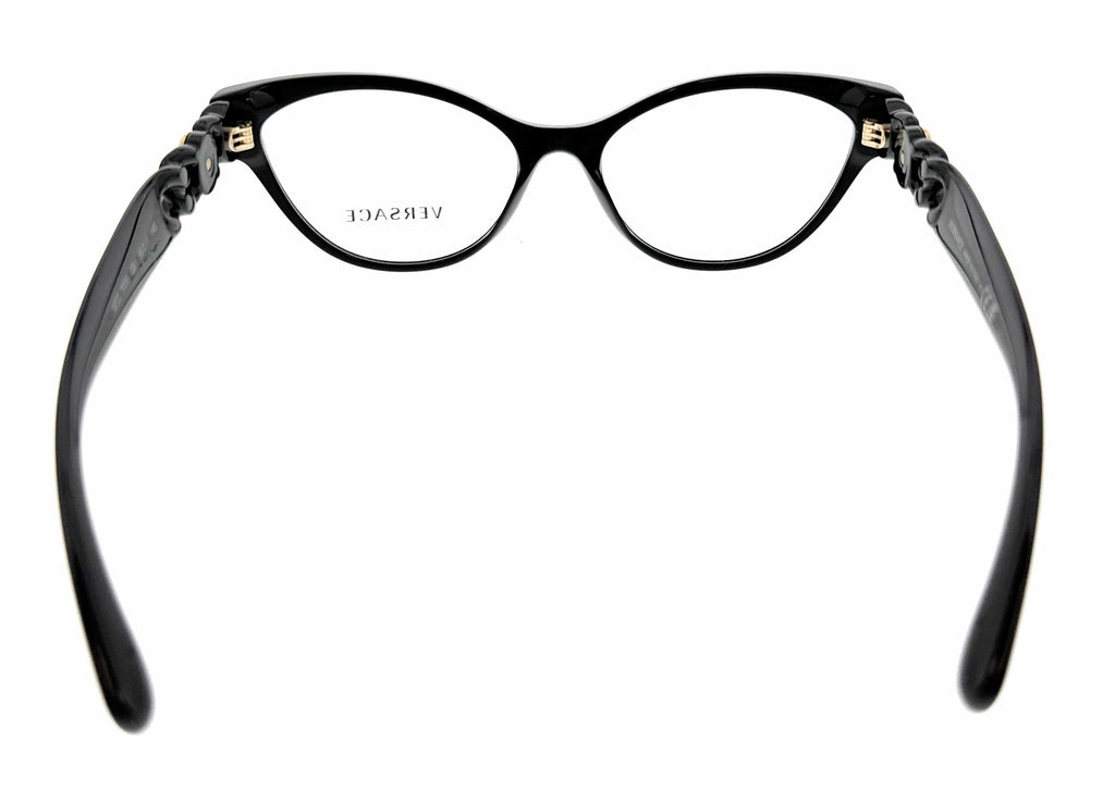 Versace Cateye Black Full Rim  Eyeglasses