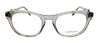 Versace Cateye Transparent Grey Full Rim  Eyeglasses