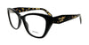 Prada PR 19WV Black Cateye Full Rim Optical Frames