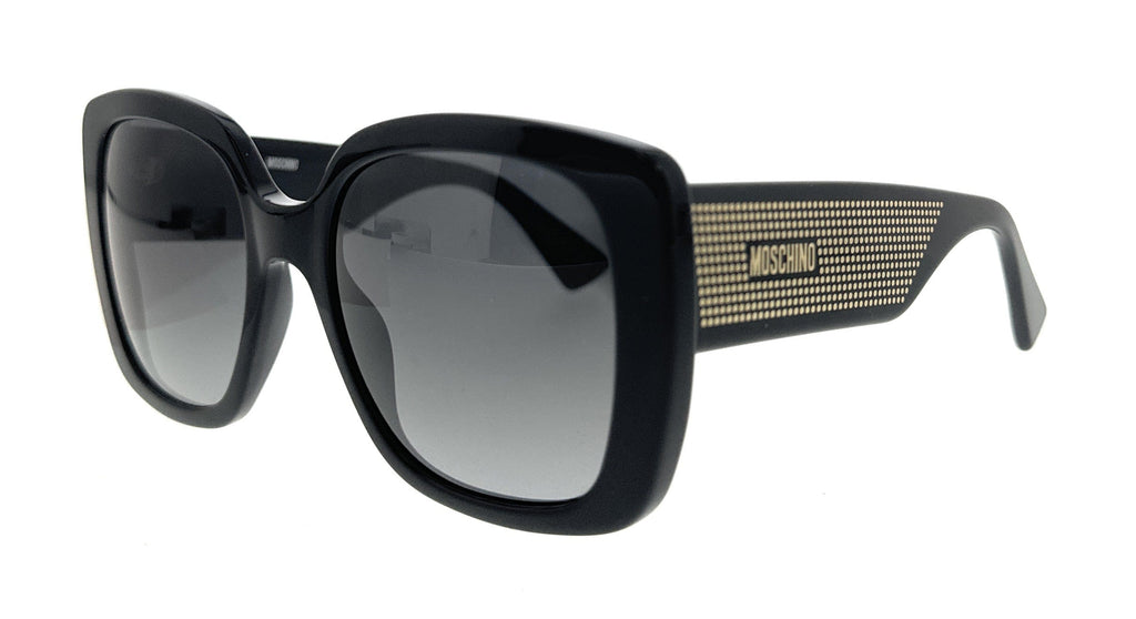 Moschino  Dark Grey Gradient Square Sunglasses
