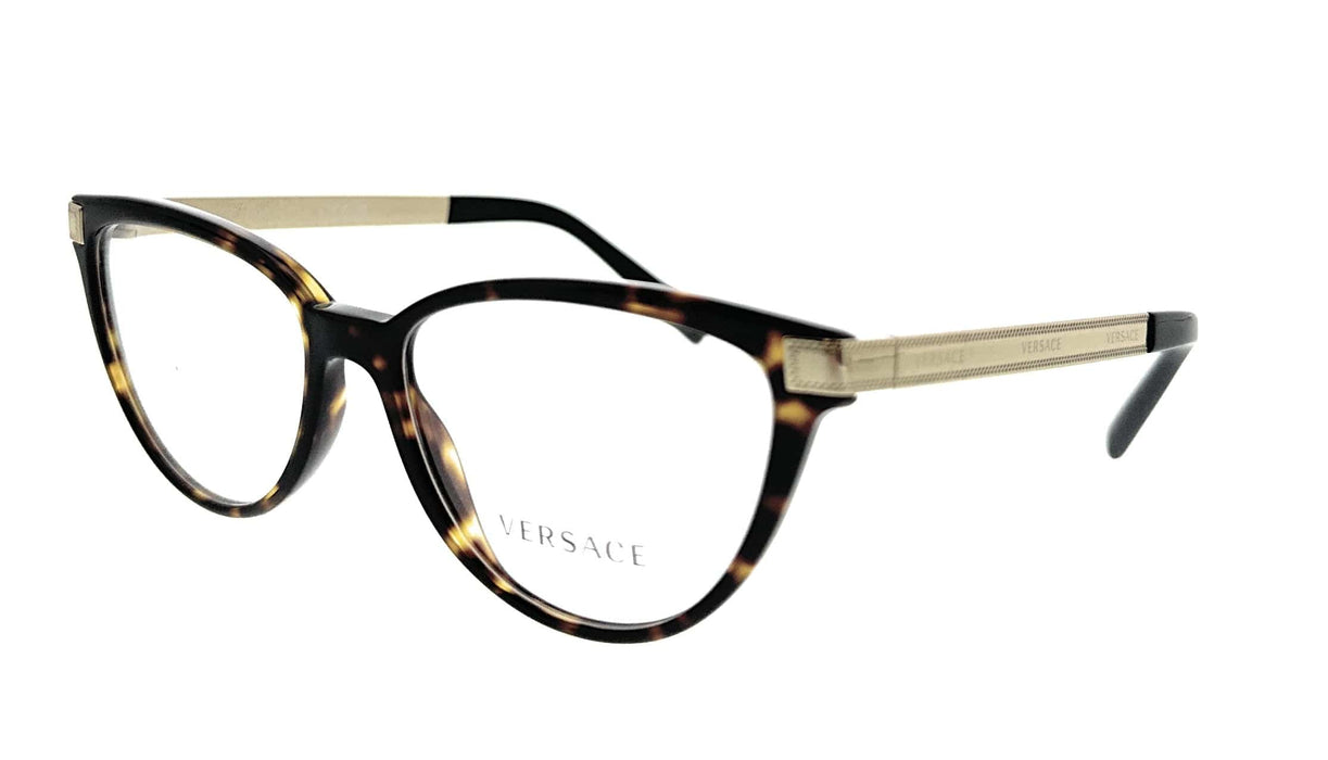 Versace 0VE3271 108 Dark Havana Cat Eye Ladies Eyeglasses