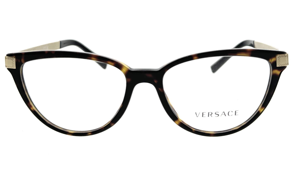 Versace 0VE3271 108 Dark Havana Cat Eye Ladies Eyeglasses