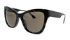 Versace  Brown Cateye Full Rim Sunglasses