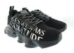 Versace Jeans Couture Mens Black / White Typography Runner Sneakers-8
