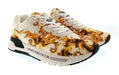 Versace Jeans Couture Mens White / Gold Baroque Runner Sneakers-9
