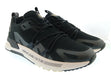 Versace Jeans Couture Mens Black / Gray Technical Runner Sneakers-