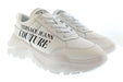 Versace Jeans Couture Mens White / Black Chunky Logo Sneakers-