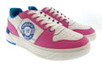 Versace Jeans Couture Mens Pink / White / Blue Colorblock Court Sneakers-