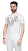 Cavalli Class  Double Tiger Logo Motif Fashion T-Shirt-