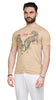 Cavalli Class  Double Tiger Logo Motif Fashion T-Shirt-