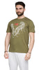 Cavalli Class  Double Tiger Logo Motif Fashion T-Shirt-