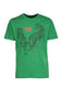 Cavalli Class Brilliant Green Double Tiger Logo Motif Fashion T-Shirt-XXL