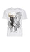 Cavalli Class White Tiger Leopard Motif Fashion T-Shirt-XXL