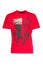 Cavalli Class Red Tiger Leopard Motif Fashion T-Shirt-L