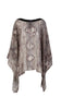 Roberto Cavalli  Phyton Short Phyton Chiffon Cover Up Top-