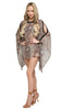 Roberto Cavalli  Phyton Short Phyton Chiffon Cover Up Top-