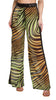 Roberto Cavalli  Tiger Printed Chiffon Palazzo Pants-