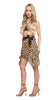 Roberto Cavalli  Cheetah Printed Chiffon Cover Up Skirt-