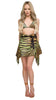 Roberto Cavalli  Tiger Printed Chiffon Cover Up Skirt-