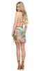 Roberto Cavalli  Floral Printed Asymmetric Chiffon Cover Up Skirt-