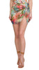 Roberto Cavalli  Floral Printed Asymmetric Chiffon Cover Up Skirt-