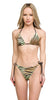 Roberto Cavalli  Tiger Printed Two Piece V-Neck Bikini Set-