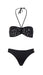 Roberto Cavalli  Black Printed Two Piece Halter Neck Bikini Set- M