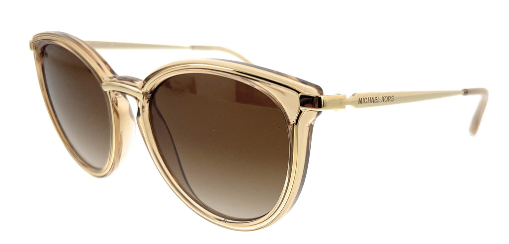 Michael Kors 0MK1077 101413 ;ight Gold Brown Round Sunglasses